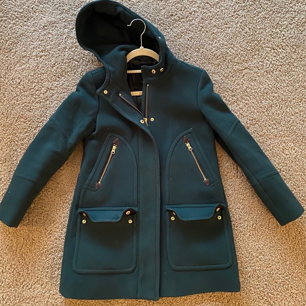 Jcrew chateau parka, size 0P